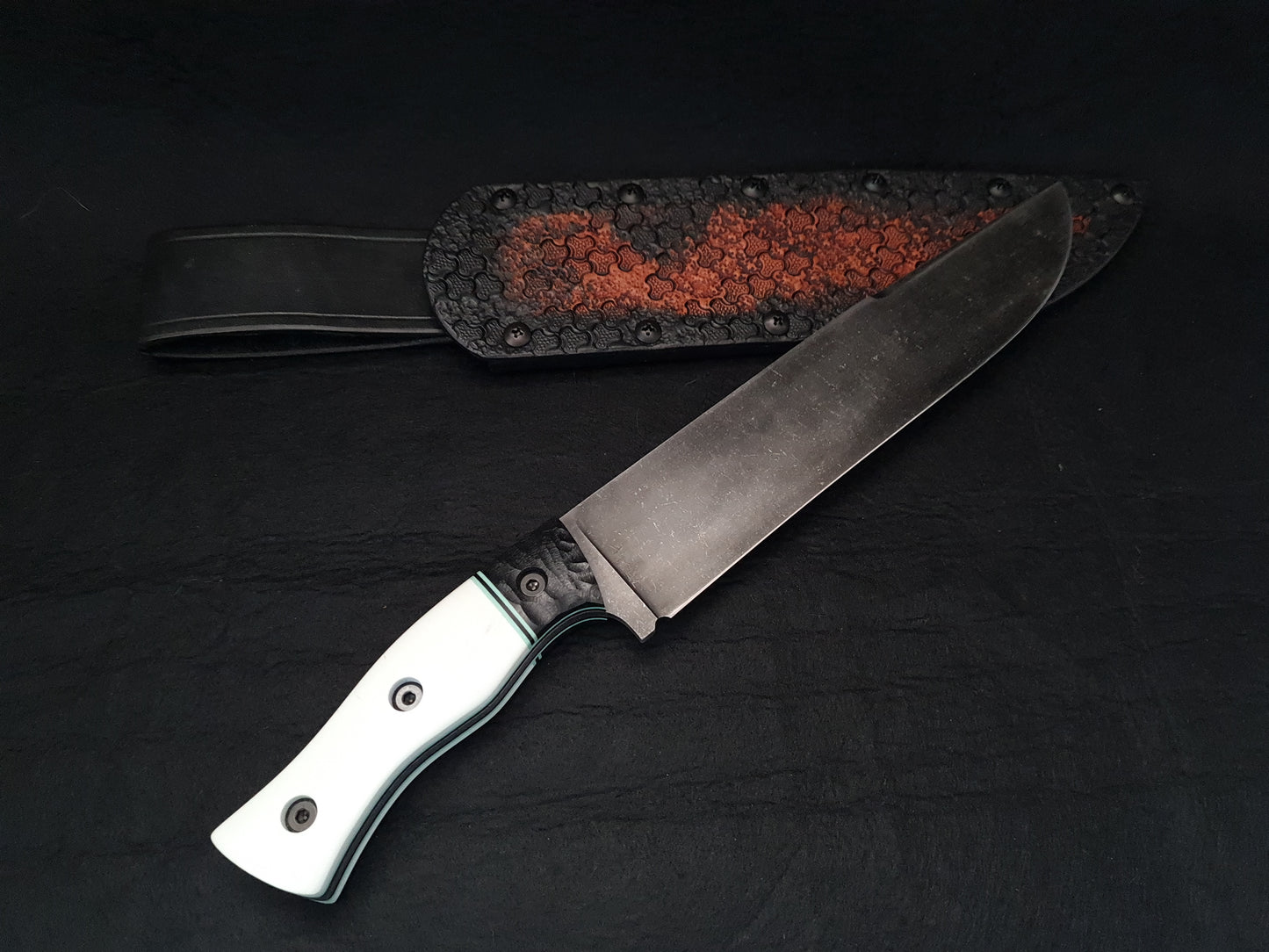 Fixed blade bowie knife