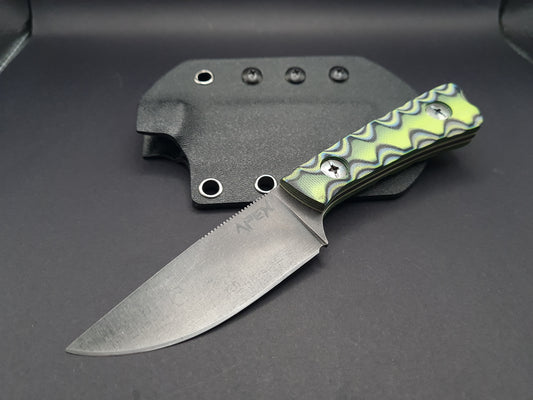 Drop point fixed blade utility knife